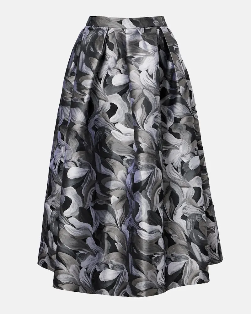 Dries van Noten Midirock aus Jacquard Multicolor