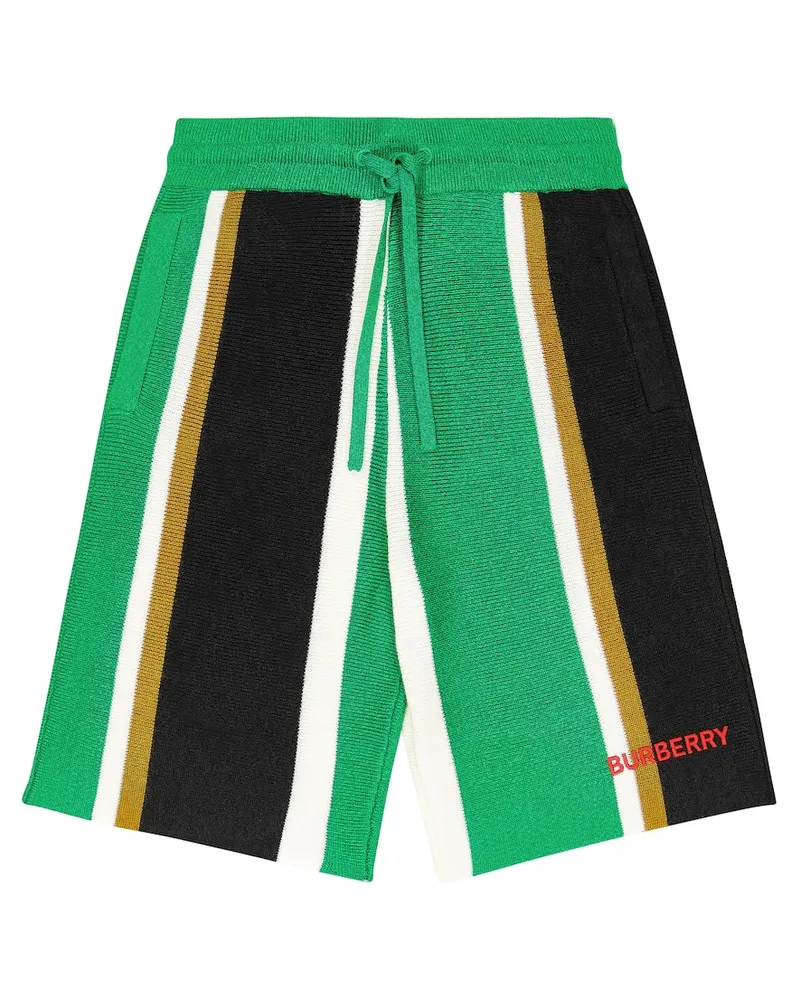 Burberry Shorts aus Wolle und Kaschmir Multicolor