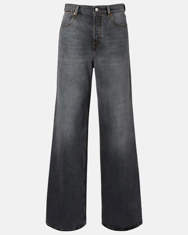 Gucci Wide-Leg Jeans Schwarz