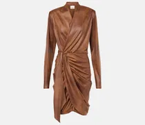 Wickelkleid Aleora aus Velourslederimitat
