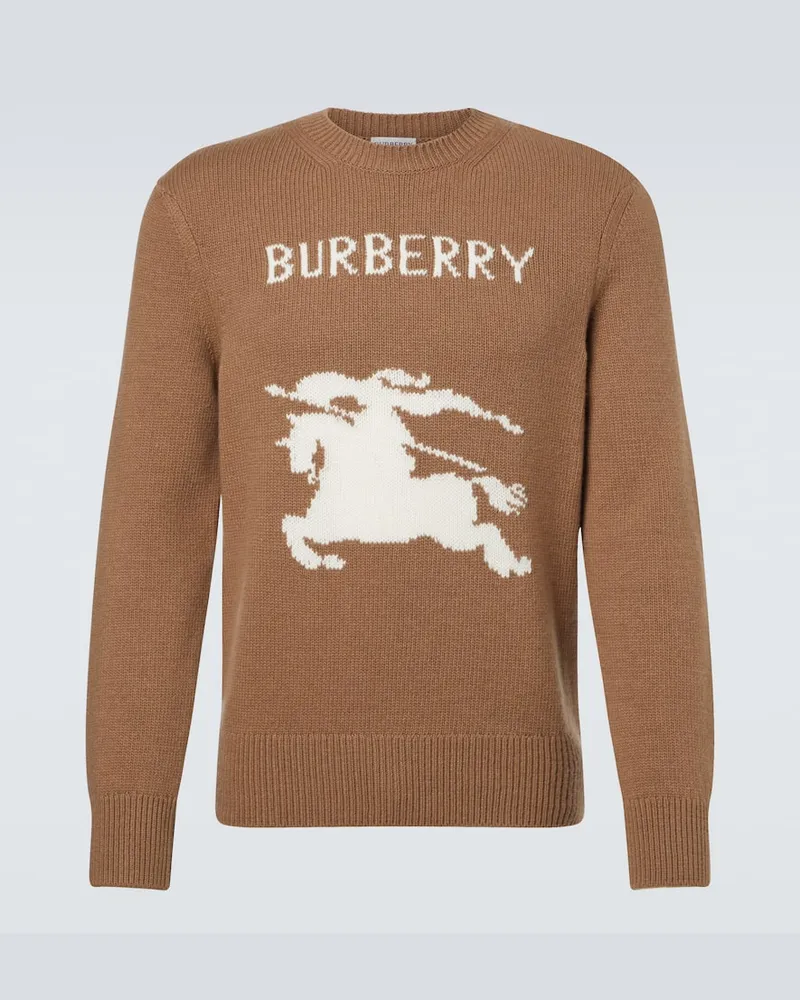 Burberry Pullover aus Wolle und Kaschmir Beige