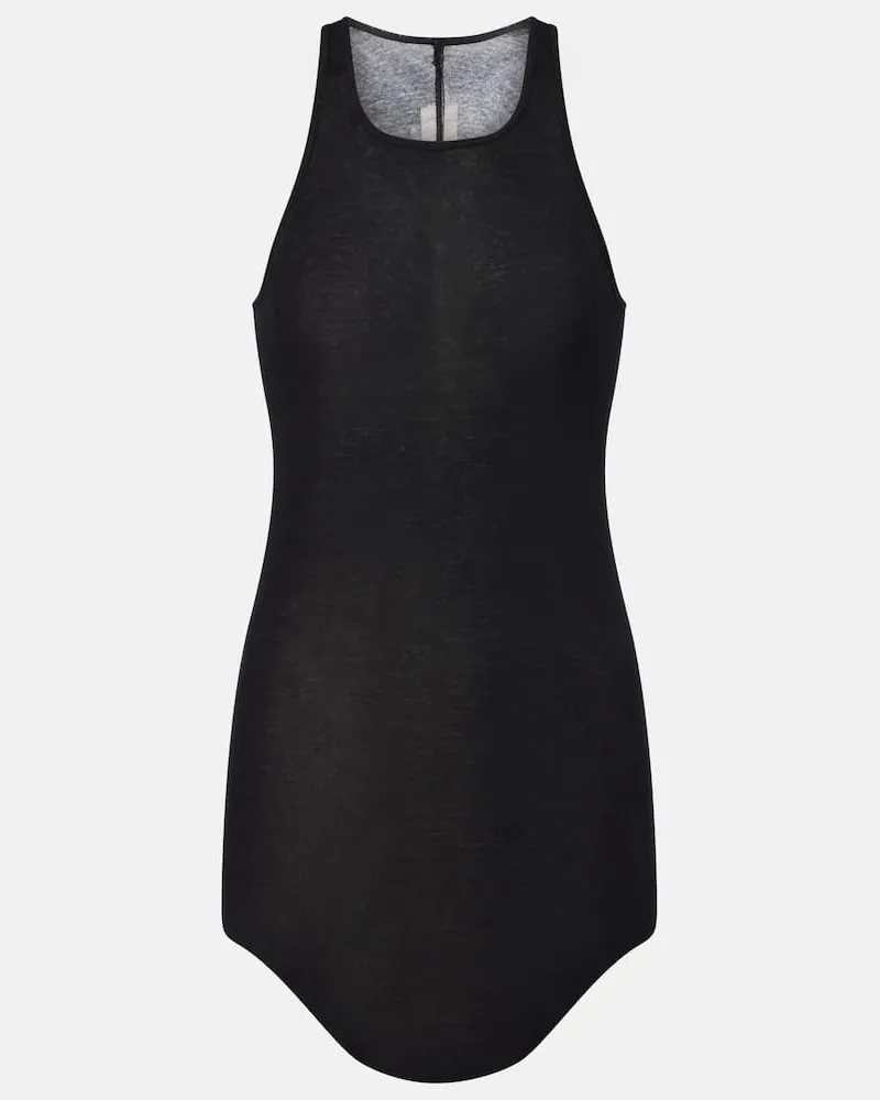 Rick Owens Top aus Baumwolle Schwarz