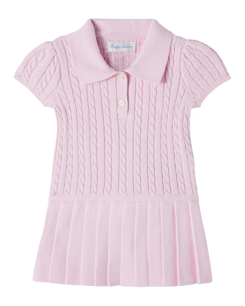 Ralph Lauren Baby Kleid aus Strick Rosa