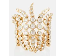 Ring Fringe aus 14kt Gelbgold mit Diamanten