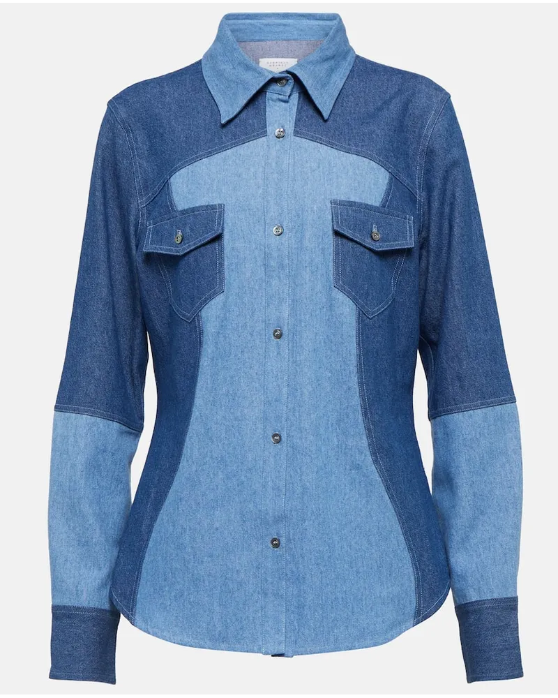 Gabriela Hearst Jeanshemd Blau