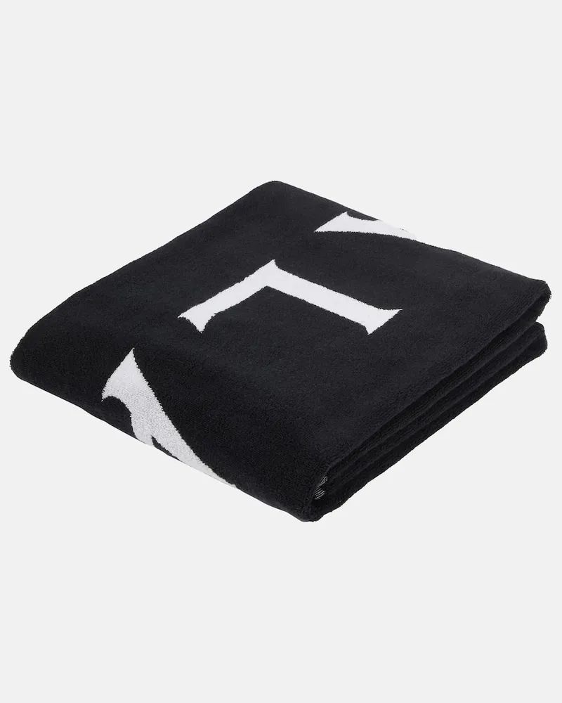 Alaïa Alaïa Strandhandtuch Schwarz