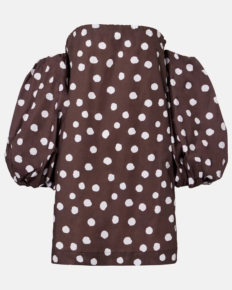 Adriana Degreas Minikleid aus Jersey Braun