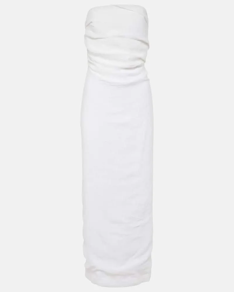 TOVE Bridal Maxikleid Sabella aus Leinen Weiß