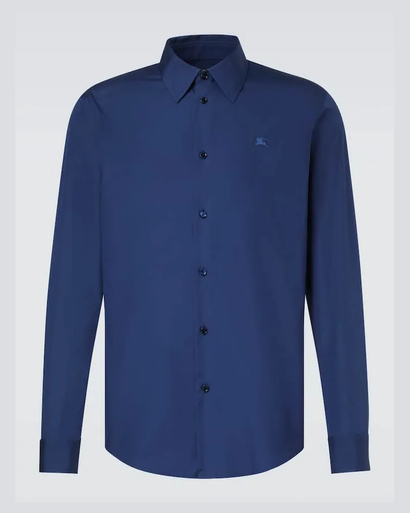 Burberry Hemd aus Baumwolle Blau