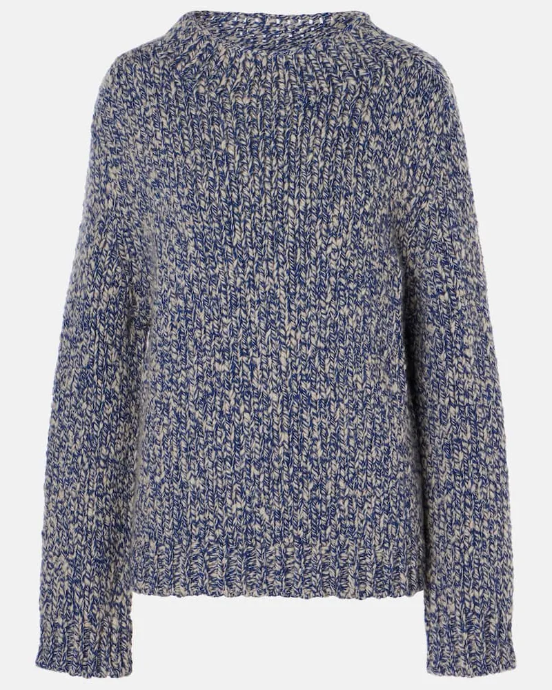 The Row Pullover Hauren aus Kaschmir Blau