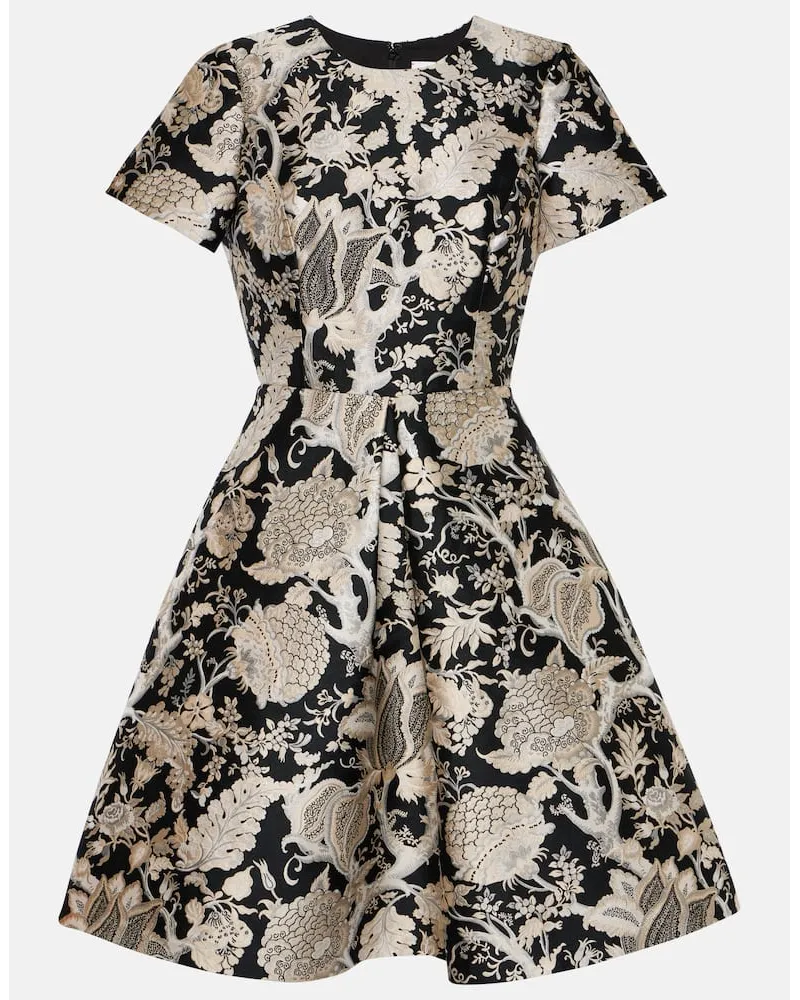 Carolina Herrera New York Minikleid aus Jacquard Multicolor