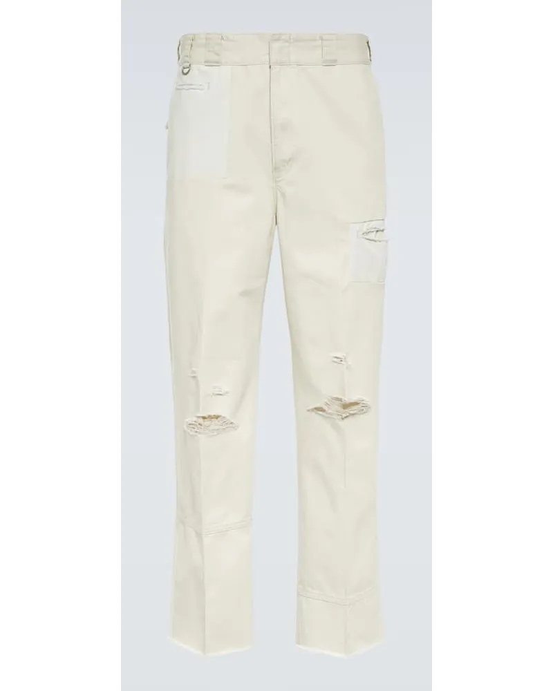 Undercover Gerade Hose aus Baumwolle Grau