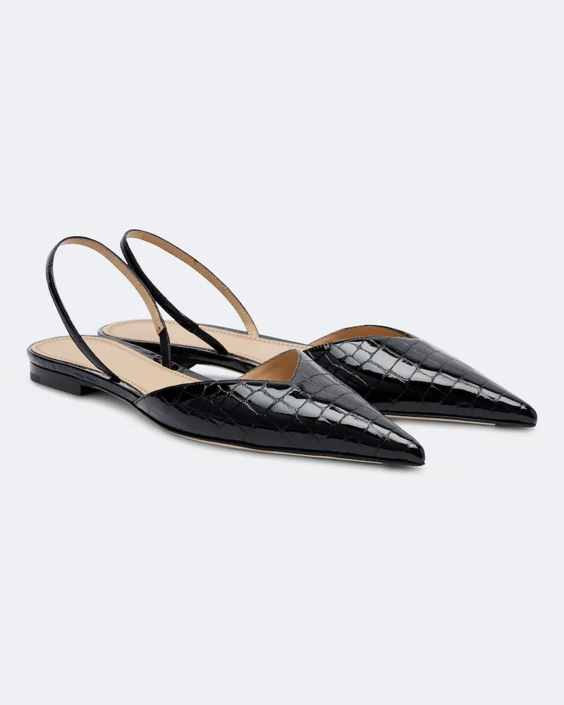 Victoria Beckham Slingback-Ballerinas Victoria aus Leder Schwarz