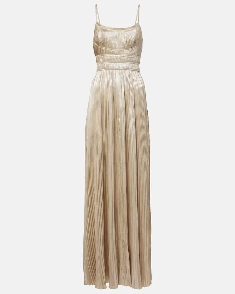 Ulla Johnson Robe Reine aus Satin Gold