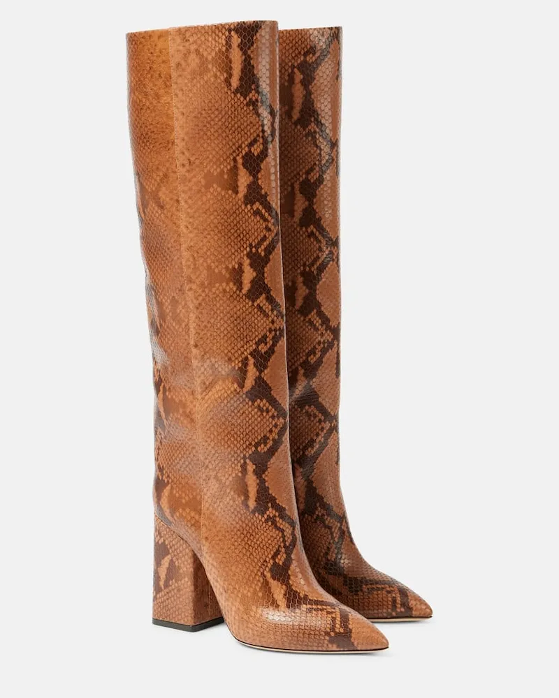 Paris Texas Stiefel Anja aus Leder Braun