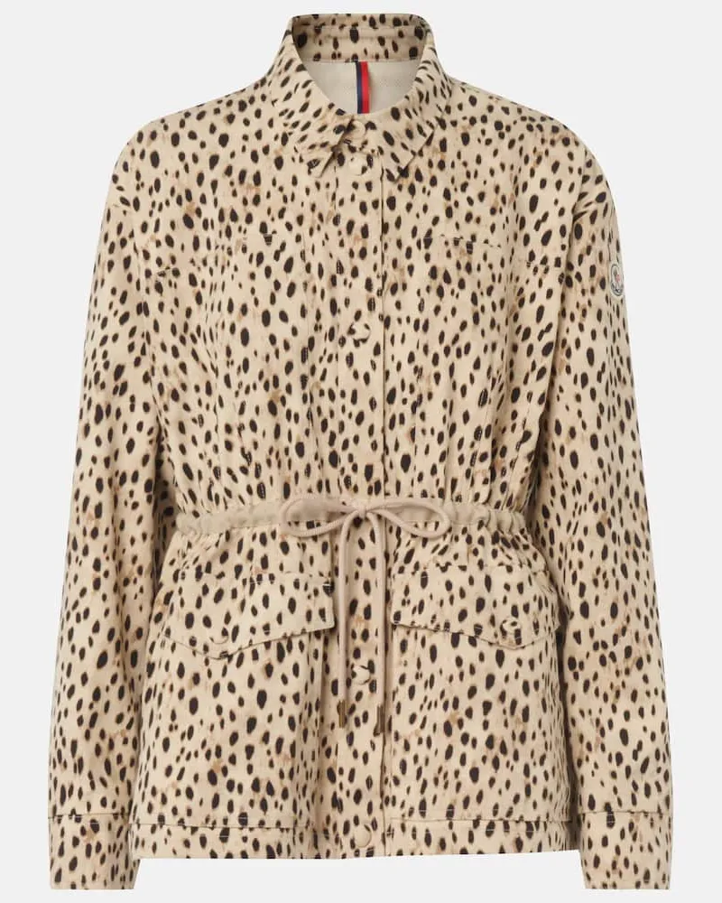 Moncler Feldjacke Saulon aus Twill Beige