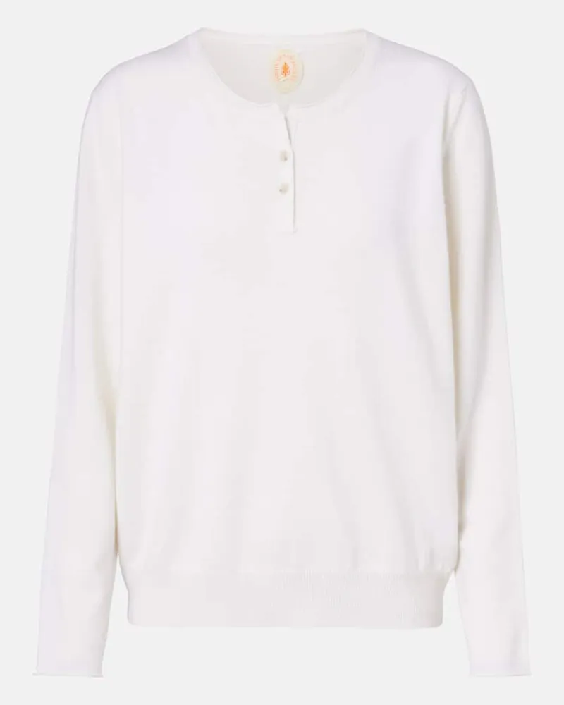 Jardin des Orangers Pullover aus Kaschmir Weiß