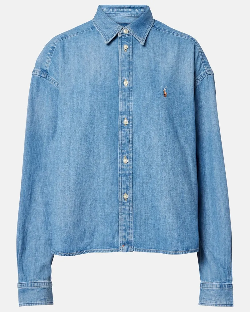 Ralph Lauren Jeanshemd Blau