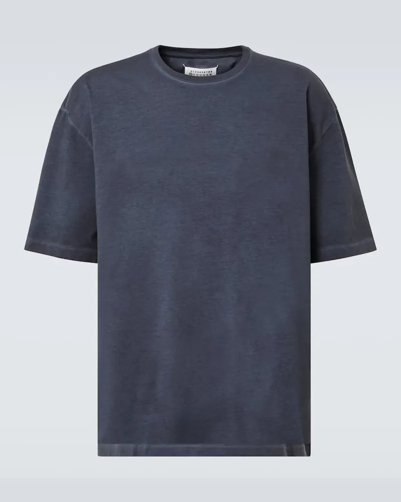 Maison Margiela T-Shirt aus Baumwoll-Jersey Grau