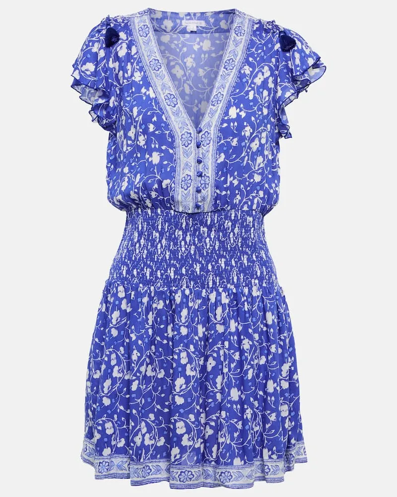 Poupette St Barth Minikleid Rachel Violett