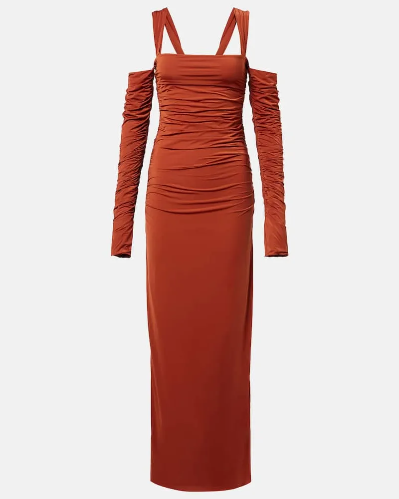 SIR Maxikleid Rosseli aus Jersey Orange