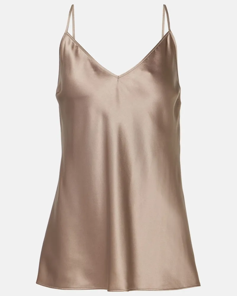 Joseph Top Clea aus Seidensatin Nude