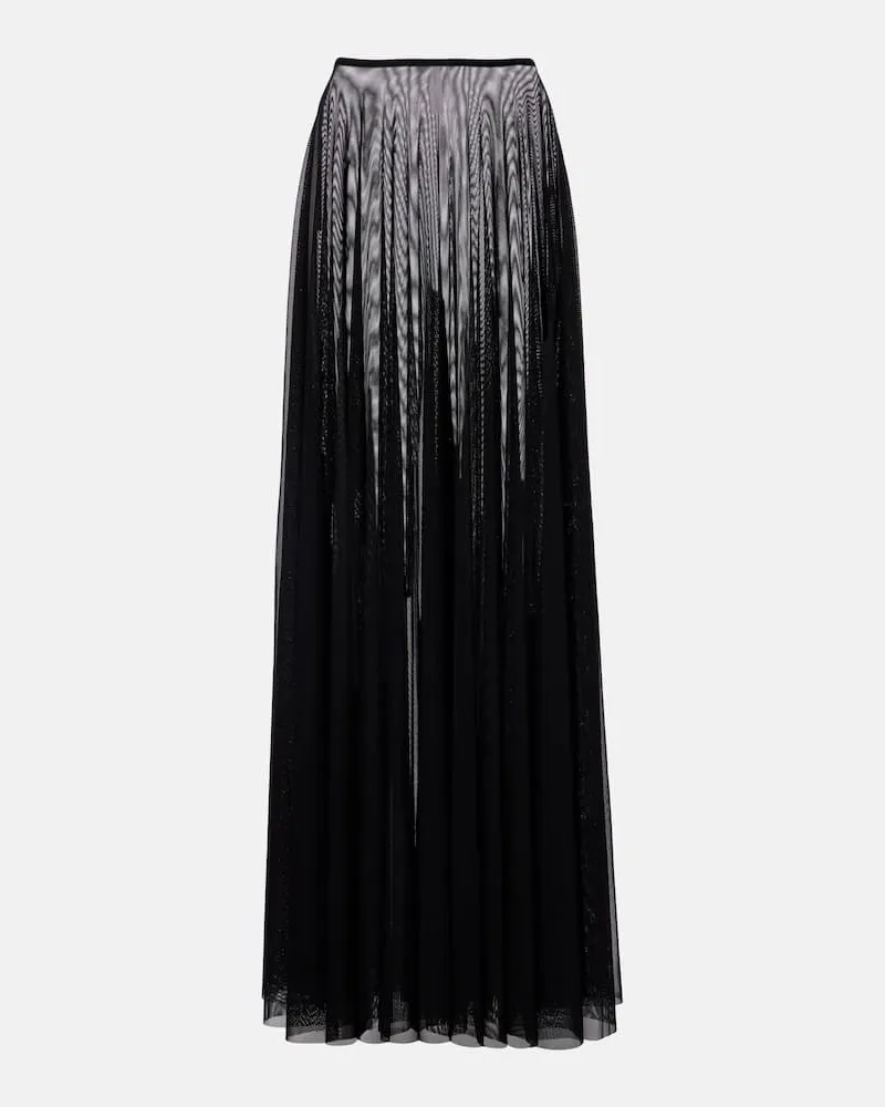 Norma Kamali Maxirock Schwarz