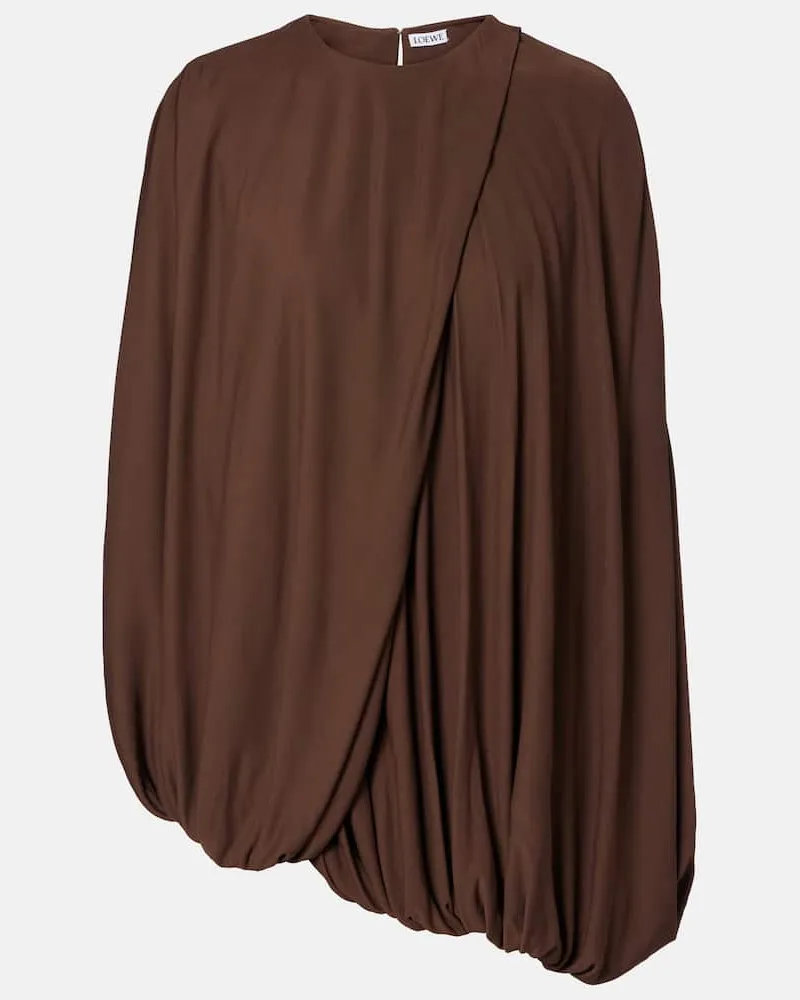 Loewe Top aus Jersey Braun