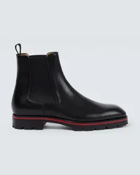 Christian Louboutin Chelsea Boots Alpinono aus Leder Schwarz