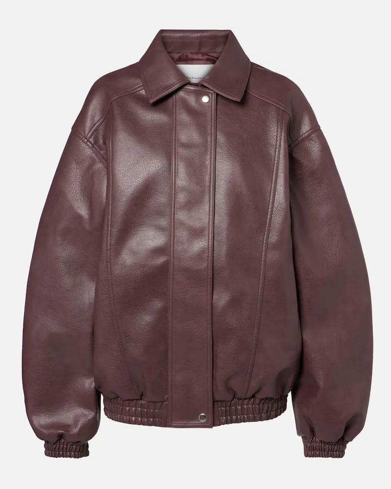 FRANKIE Shop Oversize-Jacke Prescott Burgunderrot