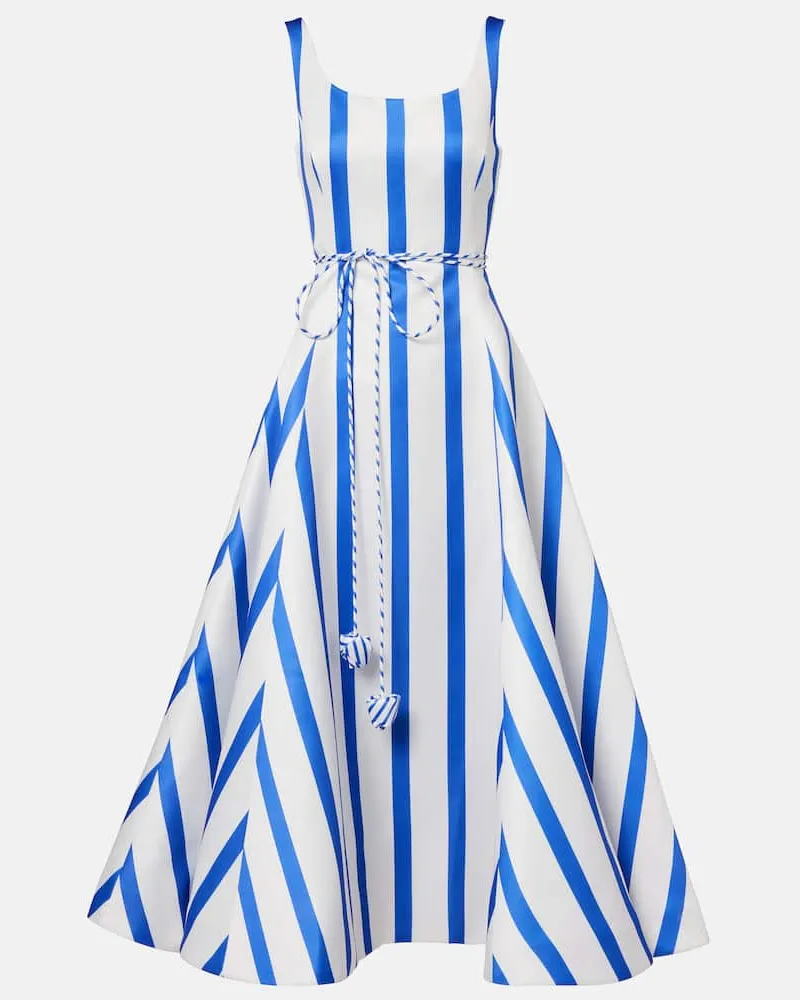 LEO LIN Maxikleid Serafina aus Satin Weiß