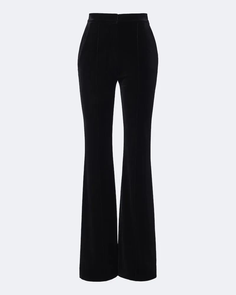 Elie Saab Schlaghose Schwarz
