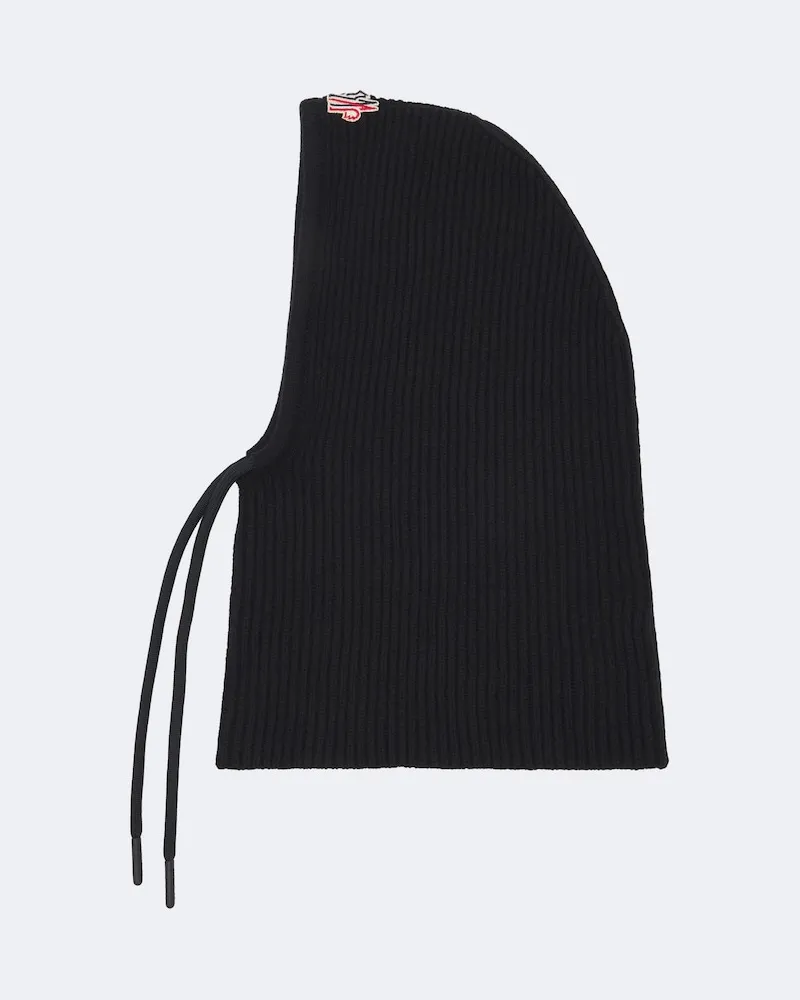 Moncler Balaclava aus einem Woll- und Kaschmirgemisch Schwarz