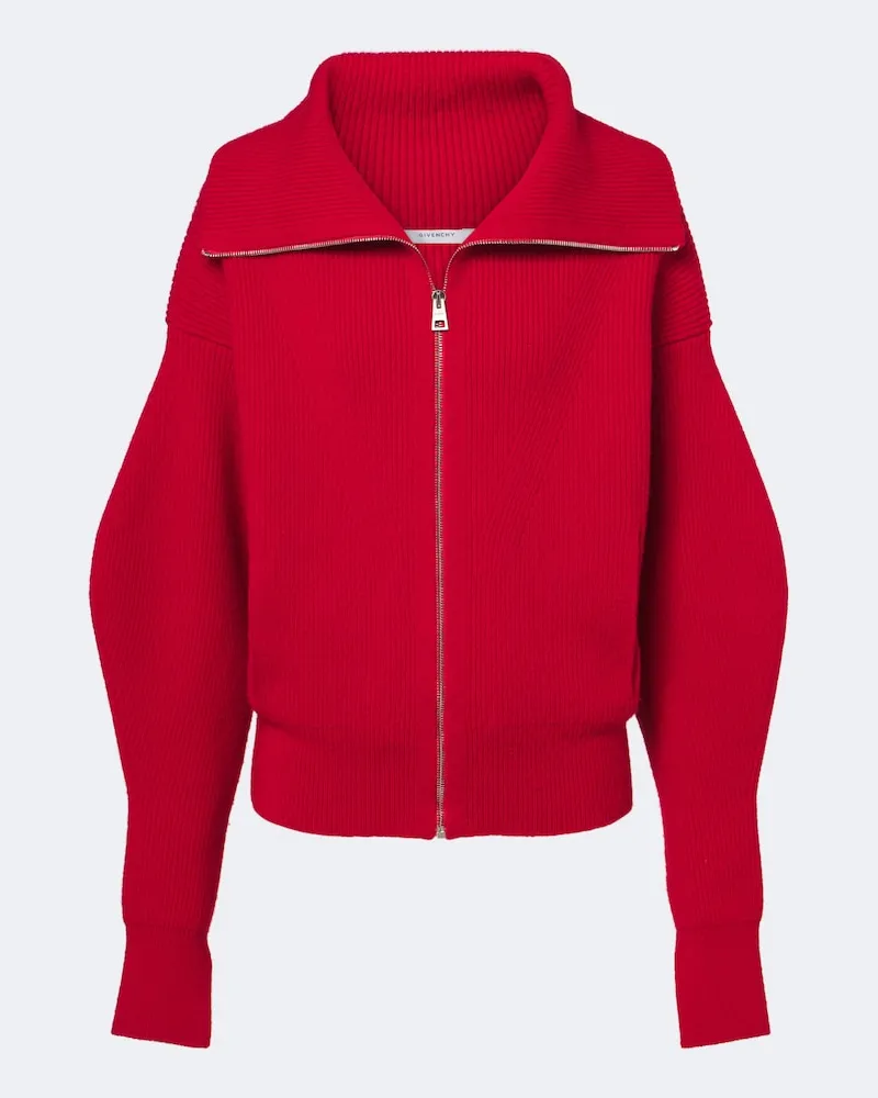 Givenchy Cardigan aus einem Wollgemisch Rot