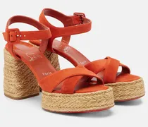 Espadrille-Sandalen Calakala aus Veloursleder