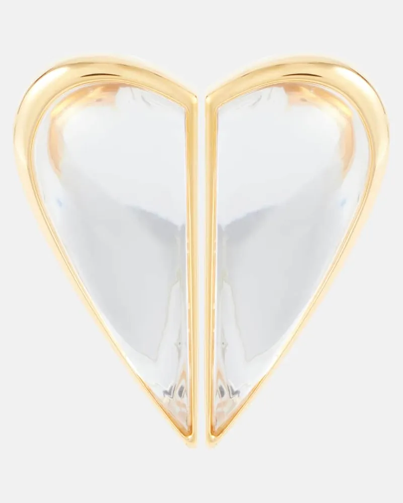 Alaïa Alaïa Ohrringe Demi-Cœur Bombe Transparent