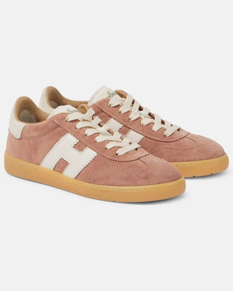 Hogan Sneakers Hogan Cool aus Veloursleder Rosa