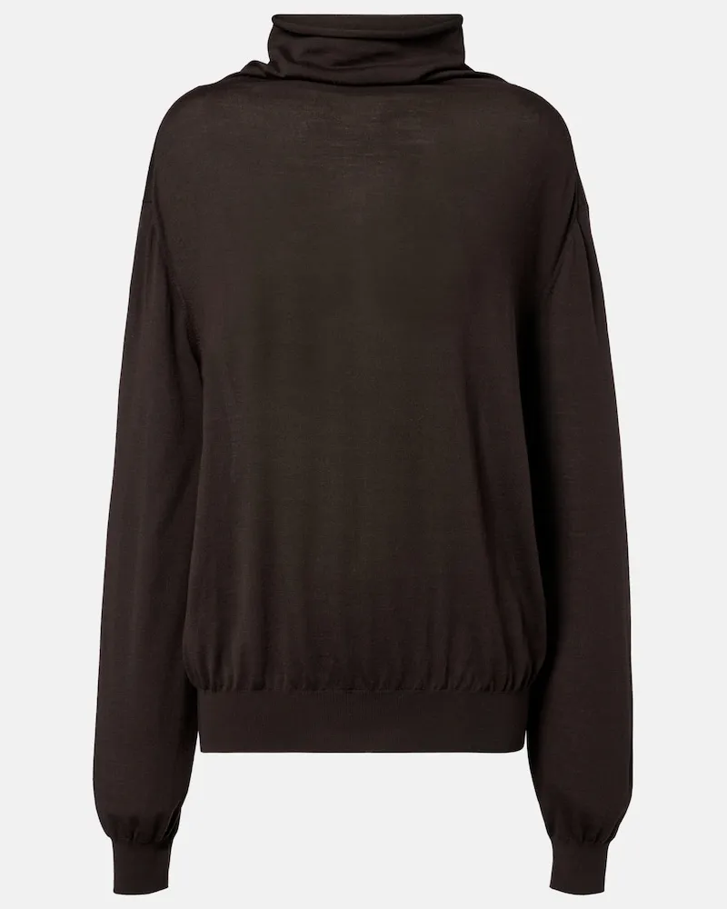 KHAITE Pullover Annette aus Wolle Braun