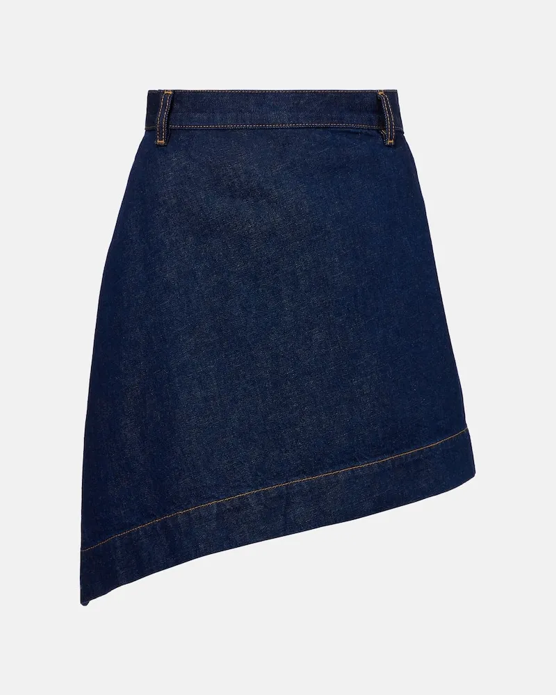 Vivienne Westwood Jeansrock Sailor Orb Blau