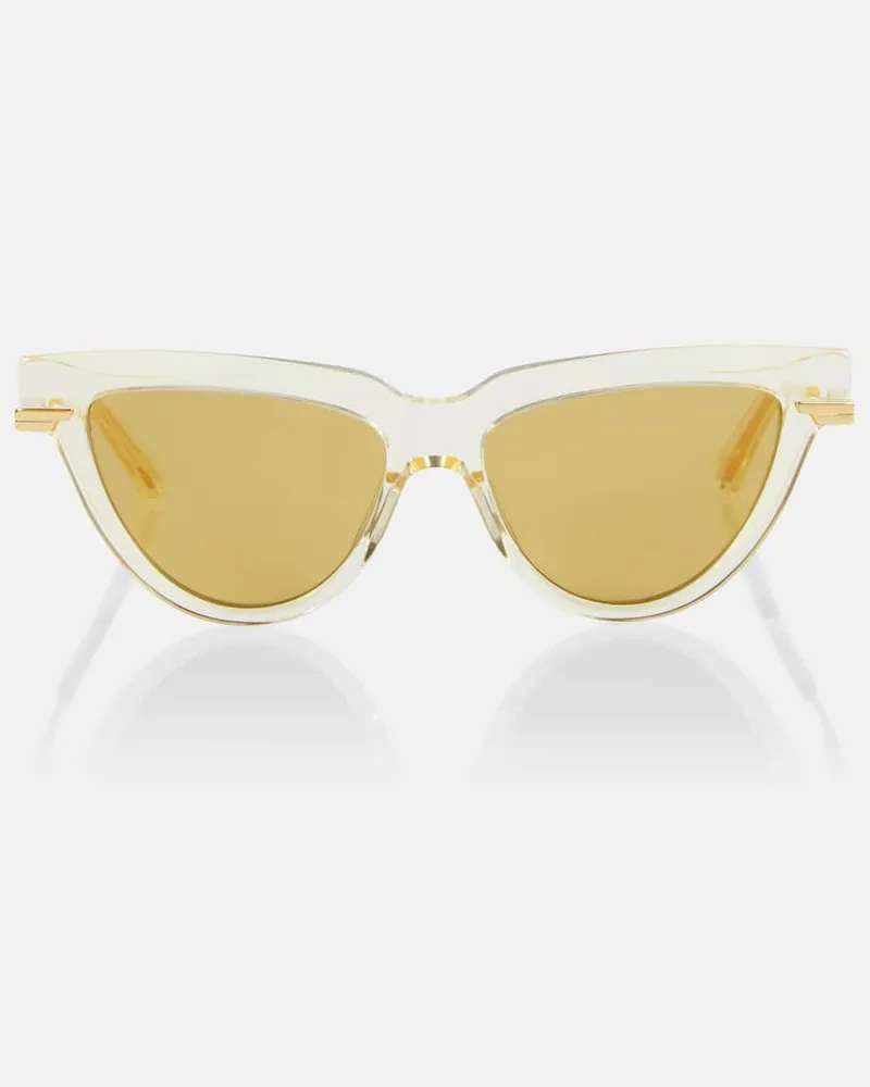 Bottega Veneta Cat-Eye-Sonnenbrille Gelb