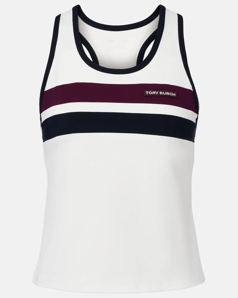 Tory Burch Top aus Jersey Weiß