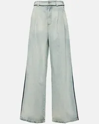 Maison Margiela High-Rise Wide-Leg Jeans Blau