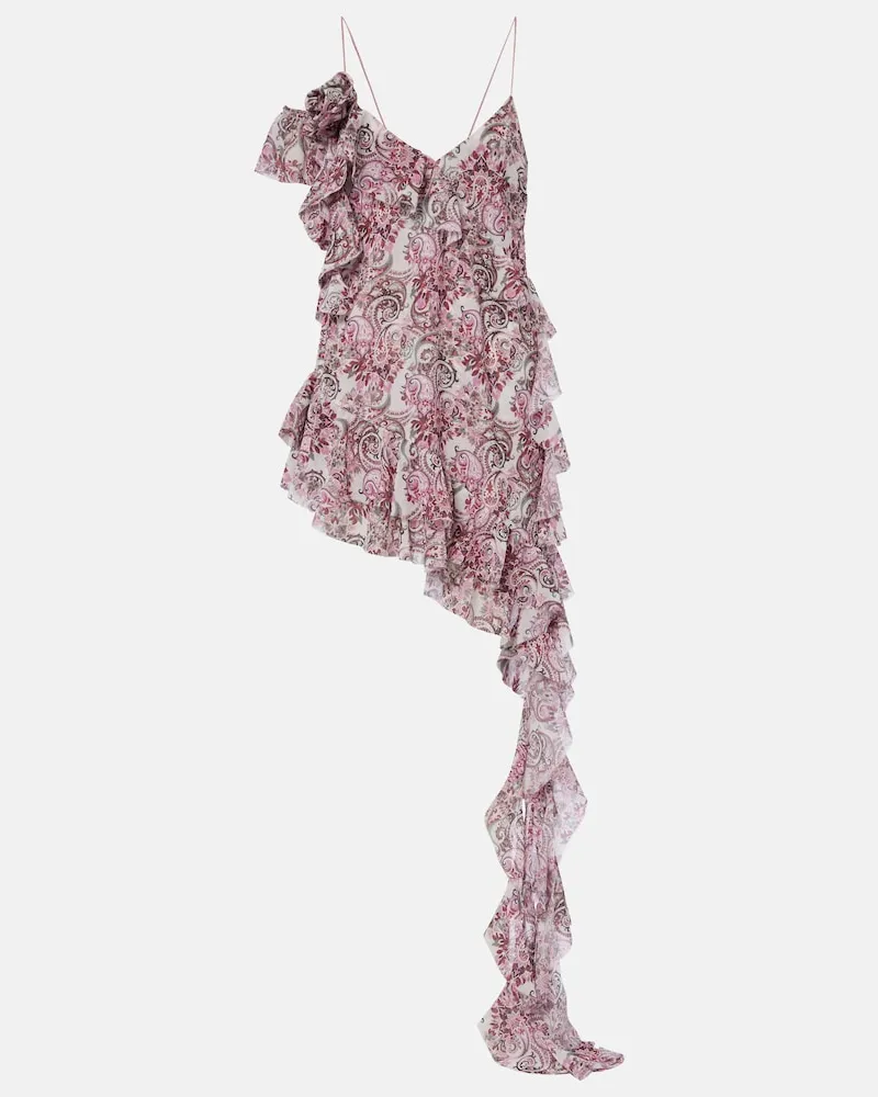 BANANHOT Asymmetrisches Minikleid Zoe Rosa