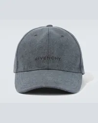 Givenchy Baseballcap aus Baumwolle Grau