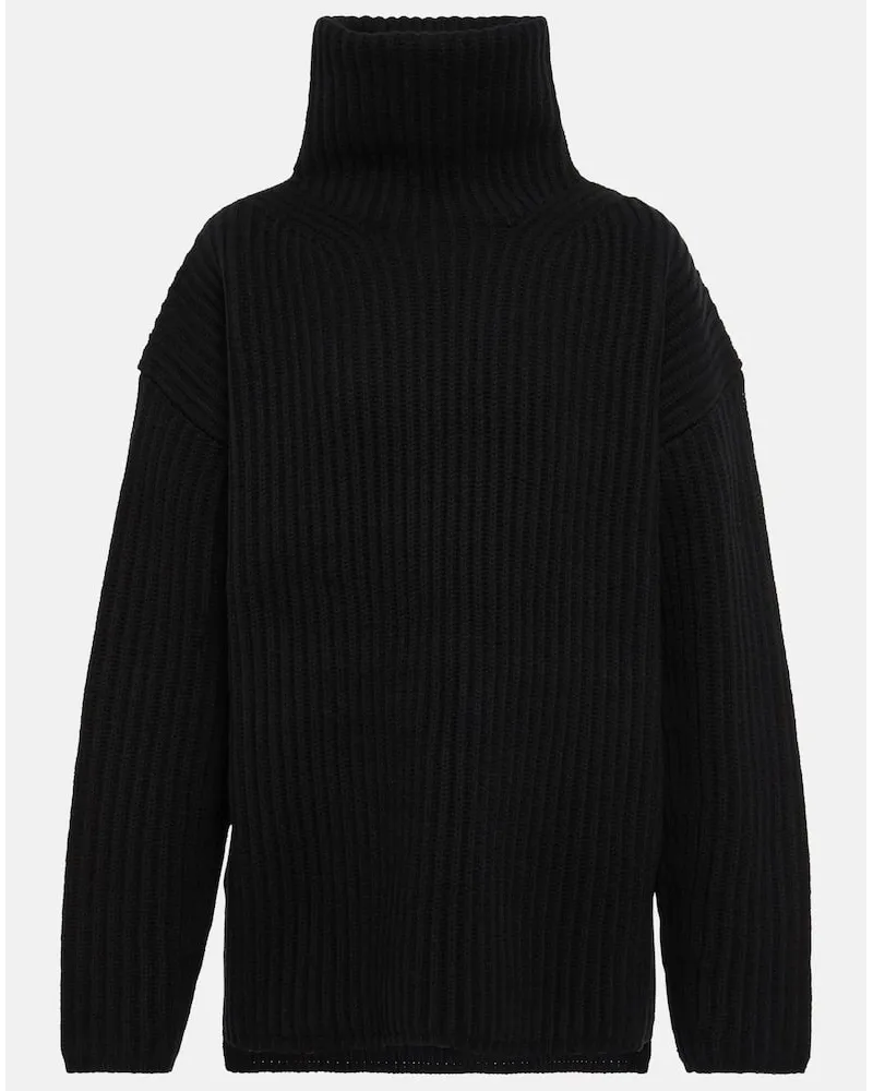 Joseph Pullover aus Wolle Schwarz