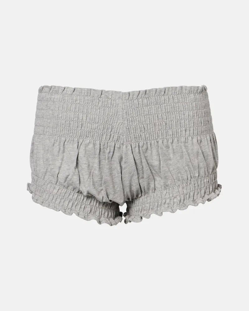 Dries van Noten Shorts Hoffy aus Baumwolle Grau