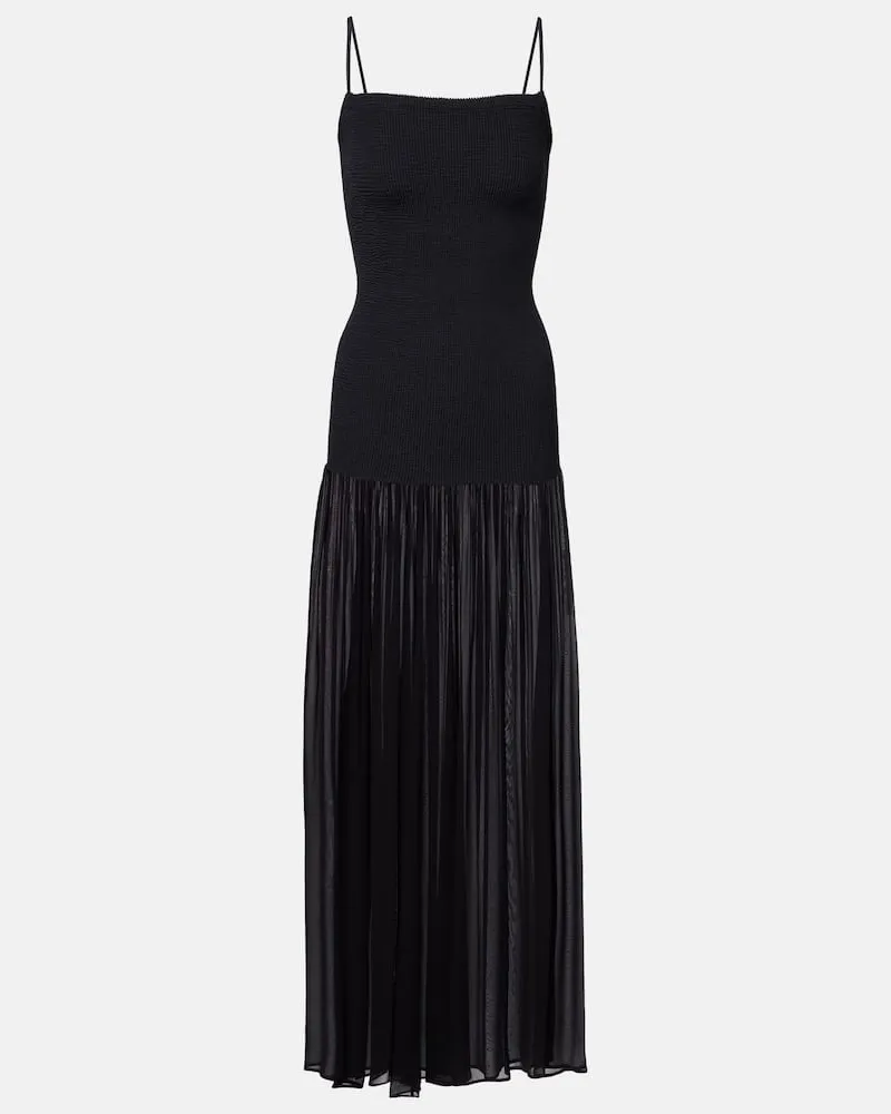 Hunza G Maxikleid Hybrid Schwarz