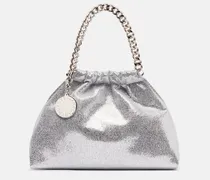 Tote Bag Falabella Small aus Metallic-Leder