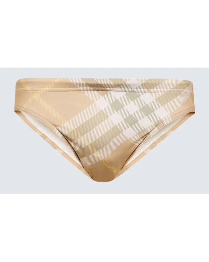 Burberry Badehose  Check Beige