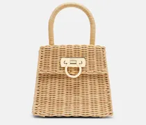 Kleine Tasche aus Weidengeflecht